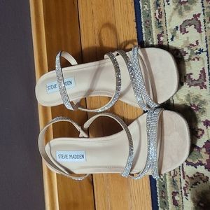 Steve Madden rhinestone heels
